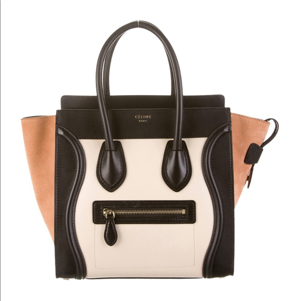 Celine micro luggage tote